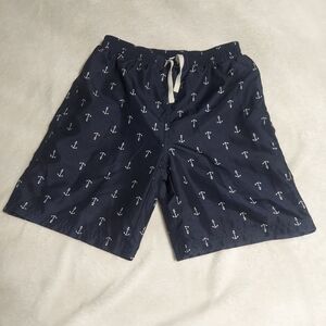 Navy Anchor Kids Swim Trunks Boys 10 Shorts